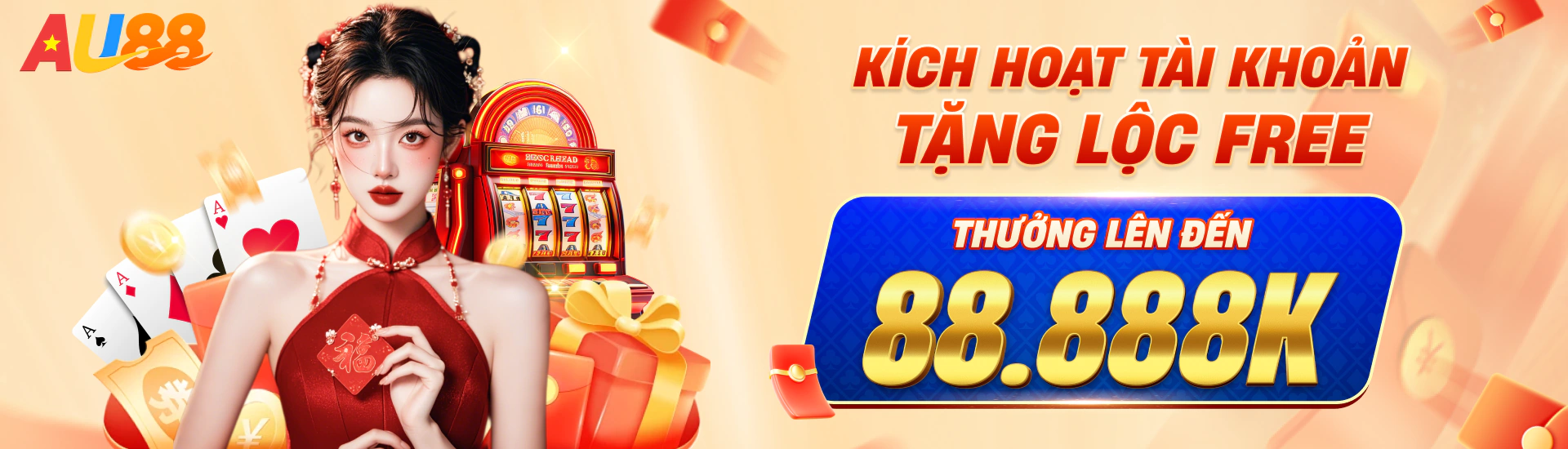 Banner AU88 giới thiệu cổng giải trí chính thức